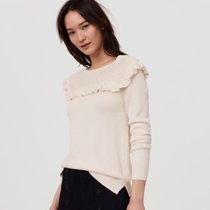 LOFT cream sweater